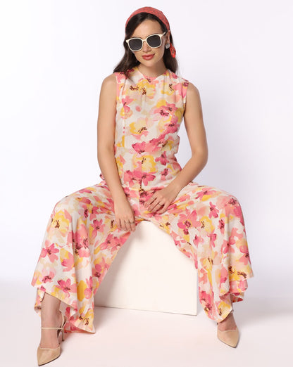 Multicolour Floral multicolour jumpsuit