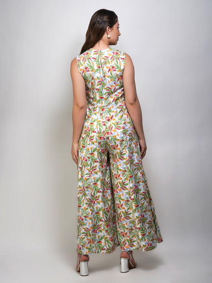 Floral multicolour jumpsuit