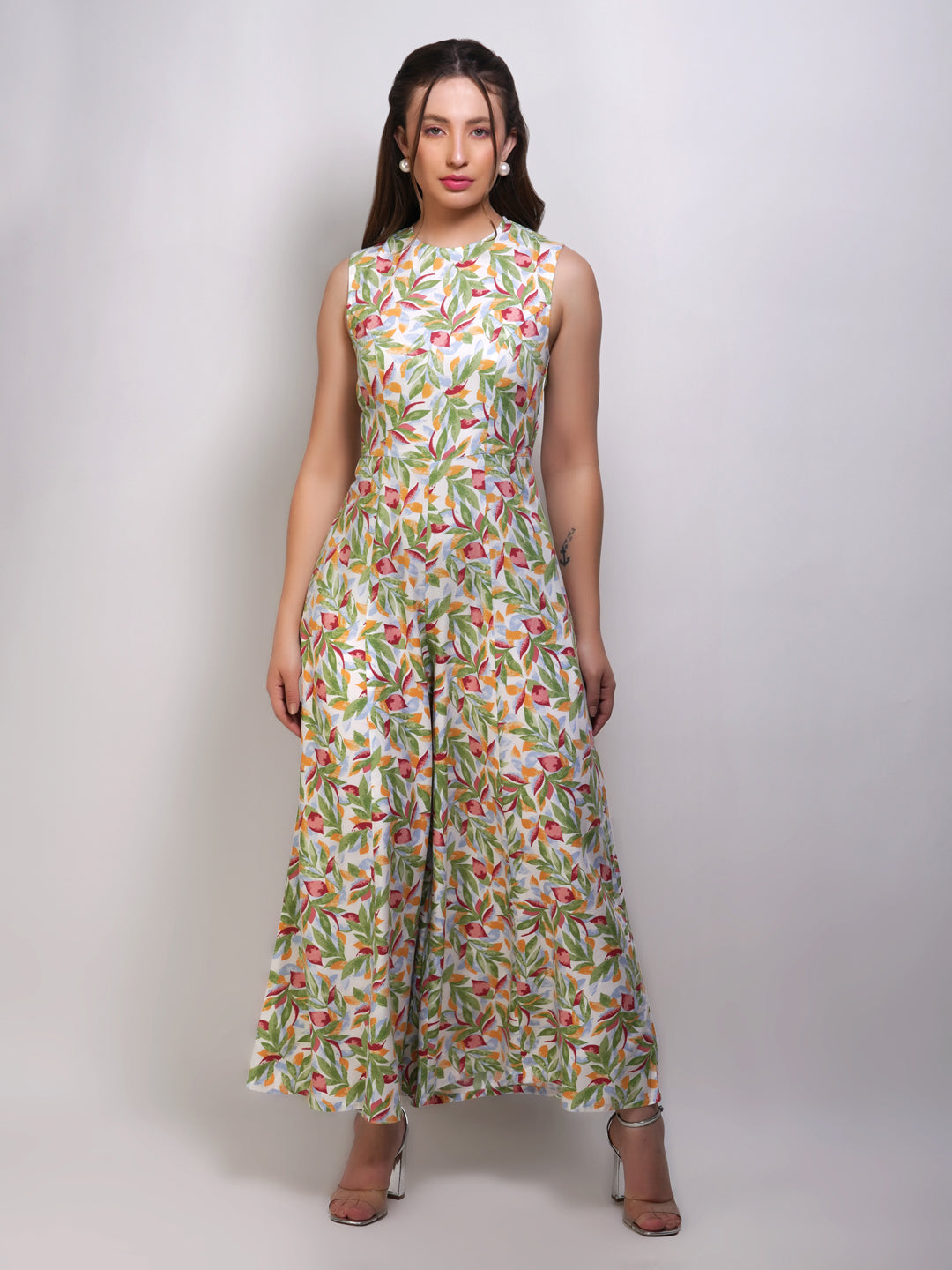 Floral multicolour jumpsuit