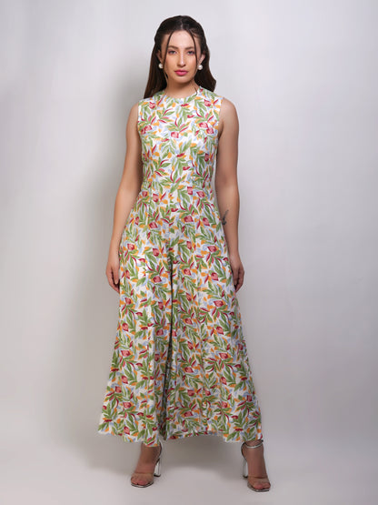 Floral multicolour jumpsuit