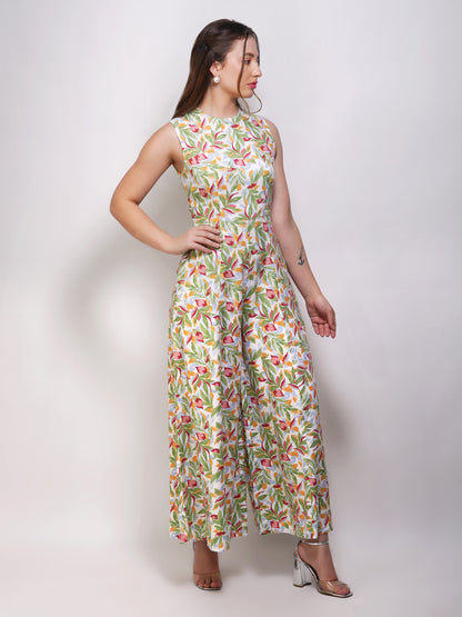 Floral multicolour jumpsuit