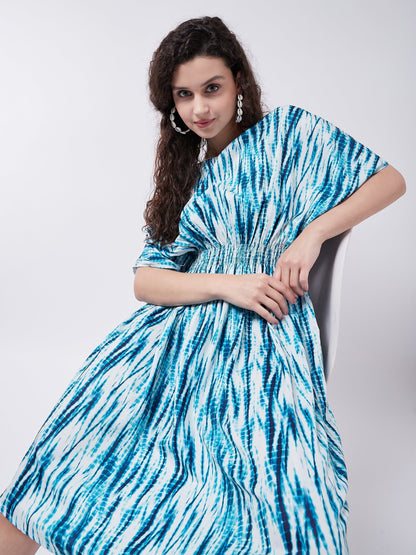 Women's Tye-Dye Printed Loose Dress